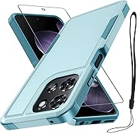 Vista 60 de RMOCR Funda compatible con Moto G 5G 2024, cuerpo completo, resistente, resistente, a prueba de golpes, con correa de cordón, protector de pantalla