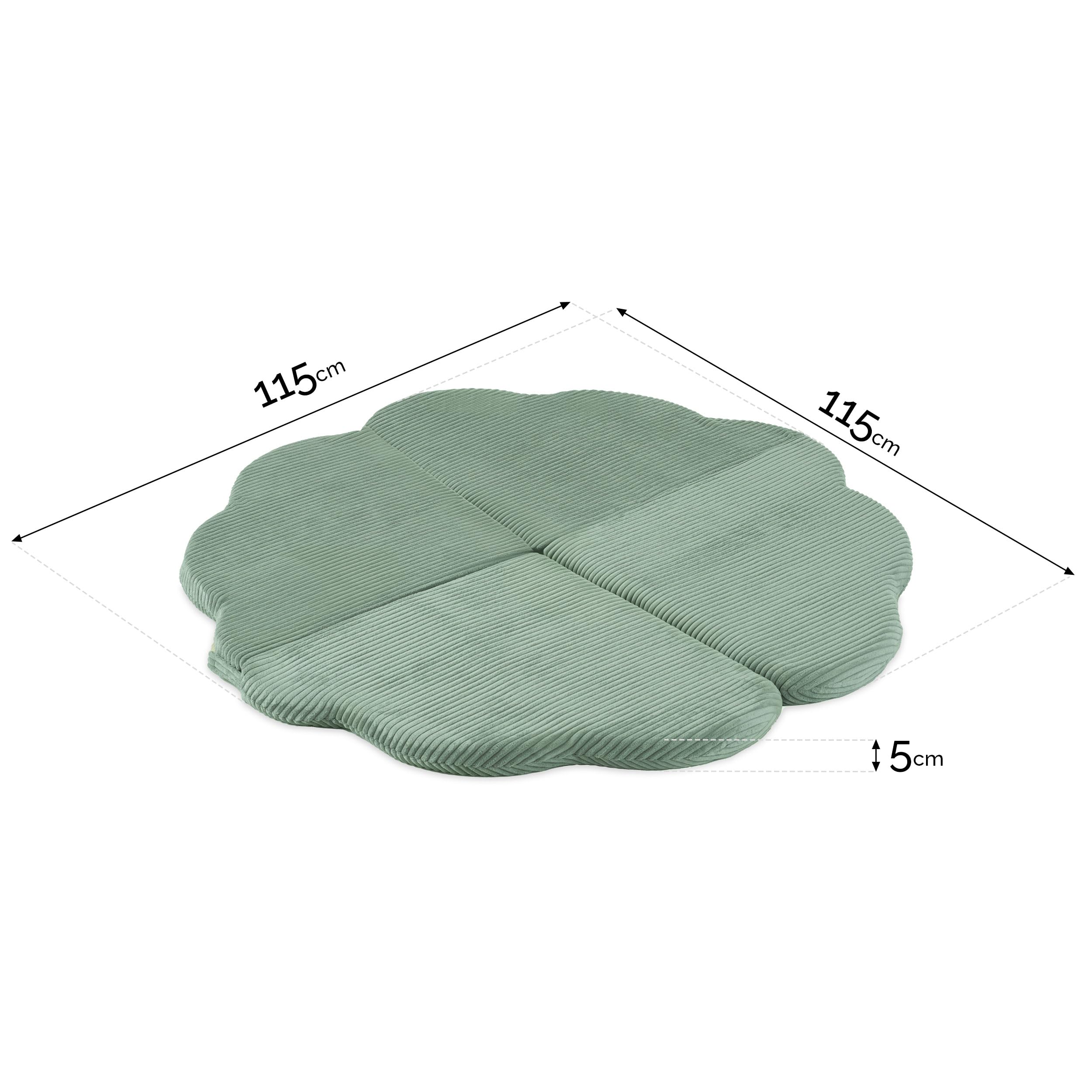 MISIOO Tappeto Gioco Bambini 115x115x5cm - Palestrina Neonato Lavabile e Pieghevole - Tappeto Gioco Neonato Ideale per Attività e Sicurezza dei Bambini