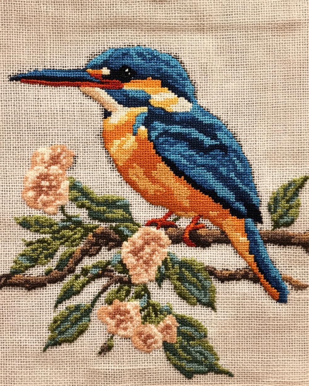 DIY Kit Per Fabbricare Tappeti Kit Tappeto Con Gancio A Forma Di Uccelli E Fiori，Tappeto Con Gancio A Forma Di Animali Fantasy Fai Da Te，Kit Di Tela Per Realizzare Tappeti Per La Casa，Ki 90x120cm