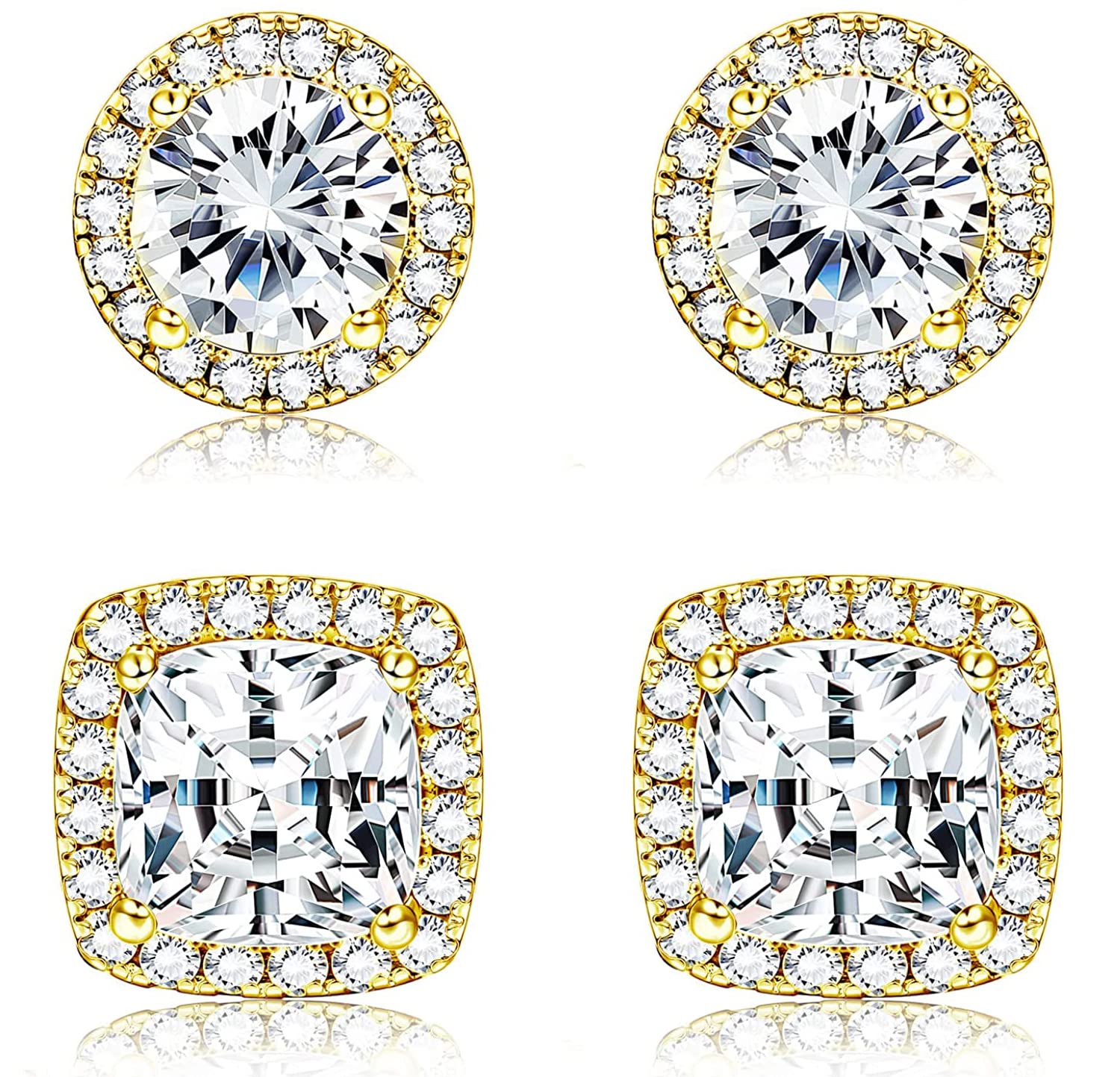 Hypoallergenic Cubic Zirconia Earrings for Women and Girls-image-47