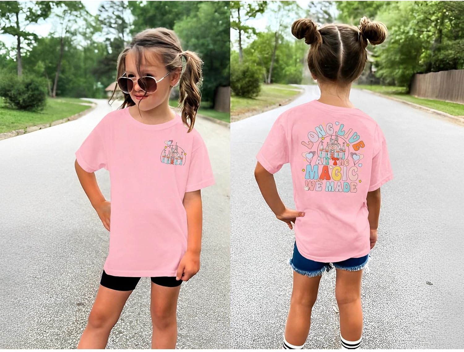 Girl Magical Shirt Magic Kingdom Shirt Long Live All The Magic We Made Tshirt Holiday Castle Family Vacation Outfit - Image 4