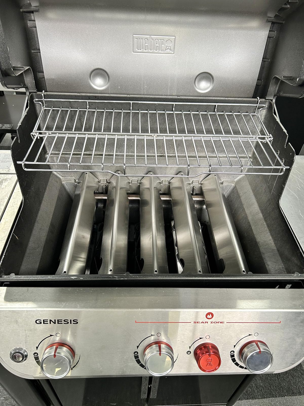66032 GS4 Genesis 2 Barres aromatisantes pour Weber 3 brûleurs GS4 Genesis II / LX 300 SER E310 E315 E335 S310, Genesis 300 (2022 YRS), Weber 67095 66795,17 1/8'' 3,5 mm Acier inoxydable 04
