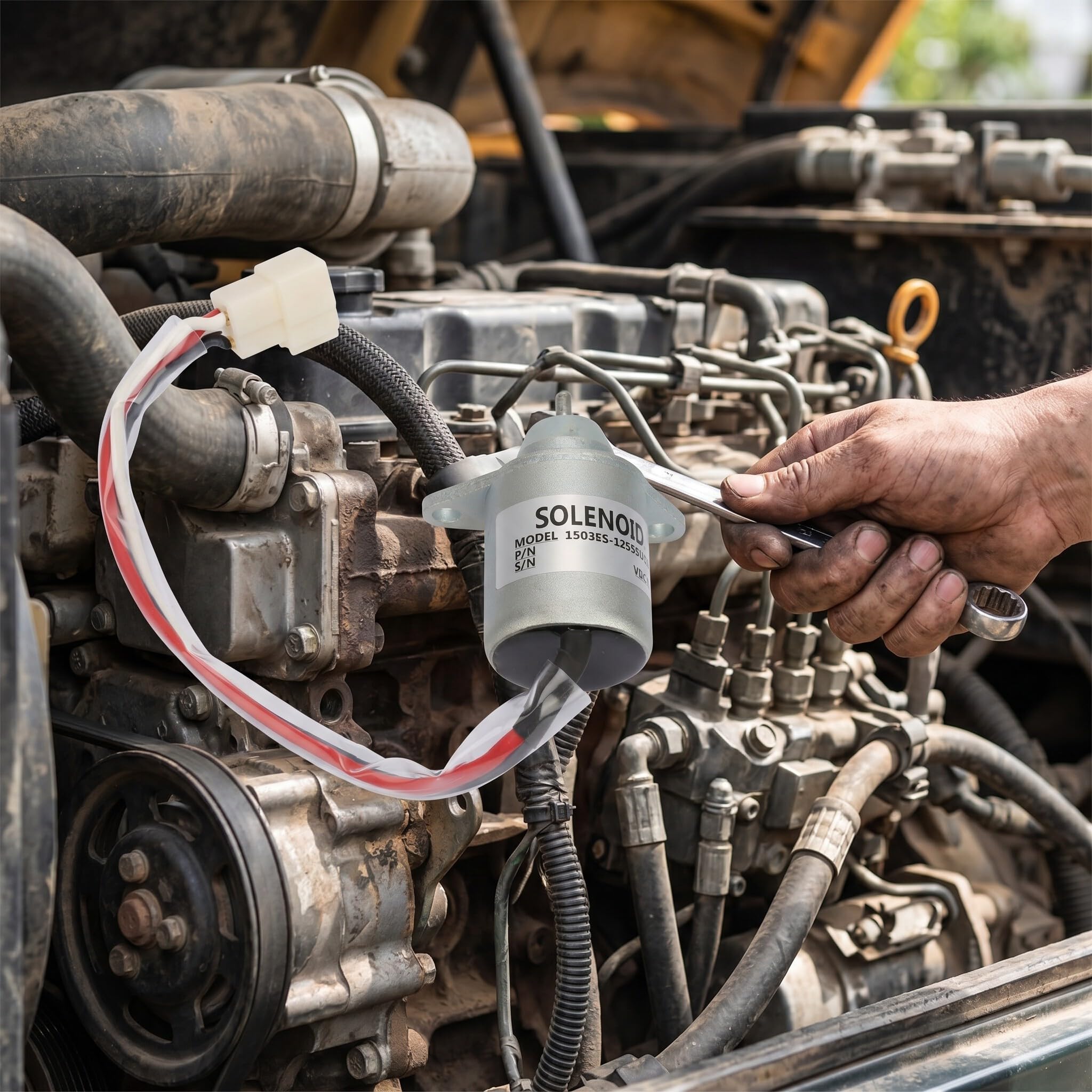 Électrovanne d'arrêt moteur à carburant 12 V pour arrêt moteur – 1503ES-12S5SUC5S