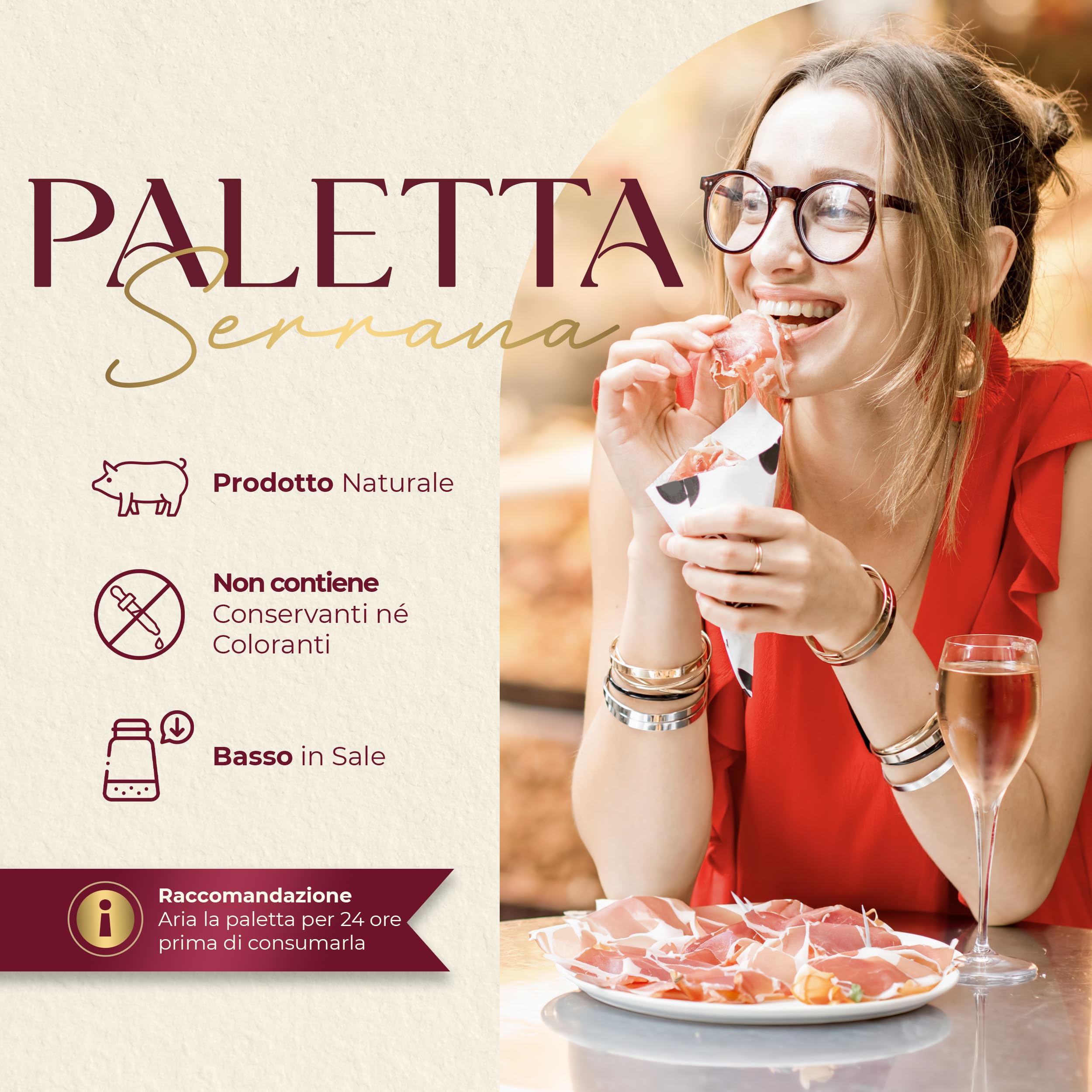 JAMCURRO Prosciutto Crudo Intero DUROC 4,5-5 kg Spalla - Jamon Serrano, Include Porta Prosciutto e Coltello per Prosciutto Spagnolo - Prosciutto Serrano - 12 Mesi di Stagionatura - Jambon Spagnolo