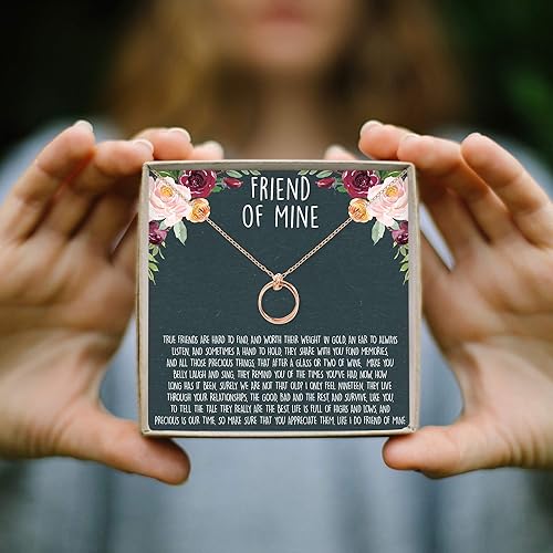 Miniatura 7 de Dear Ava Collar de regalo para mujeres y niñas, colgante de joyería moderna ajustable, idea de regalo de amor para ella con tarjeta sincera, regalos