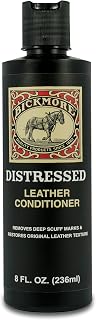 Bickmore Distressed Leather Conditioner 8 oz - Cleaner and Conditioner Lotion for Distressed Leather - Soften and Restore Jackets, Shoes, Boots, Bags and More