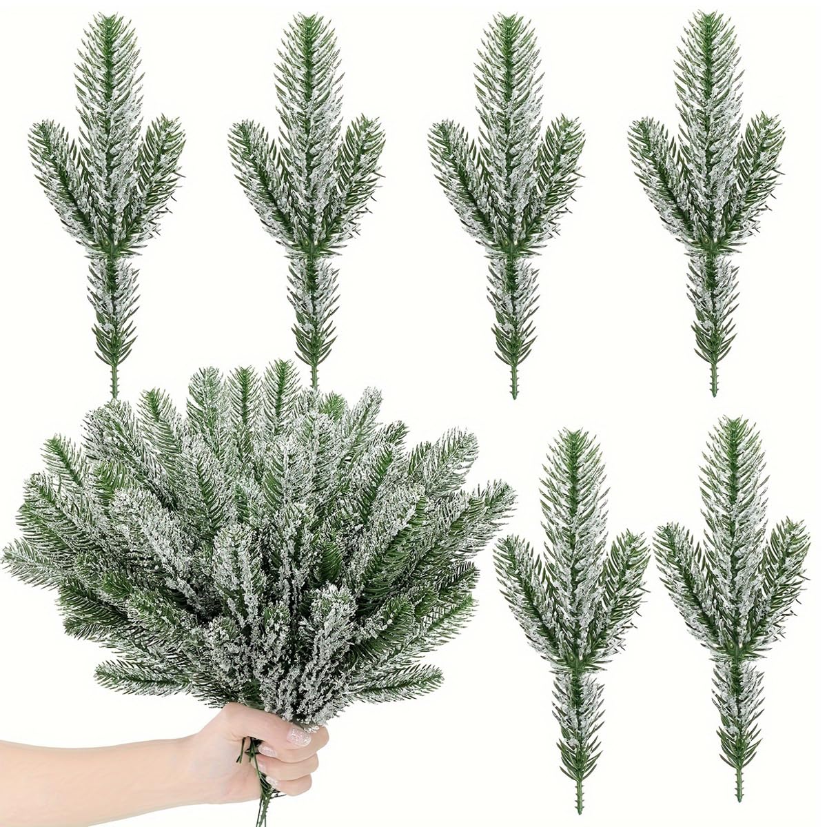 HASTHIP Artificial Pine Branches - Christmas Decor -8