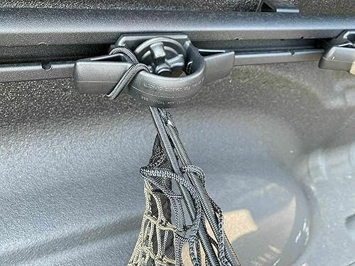 Miniatura 8 de Red de carga organizadora de maletero trasero para RAM 1500 2019-2025  Red de carga estilo sobre para recogida  Organizador de maletero elástico de