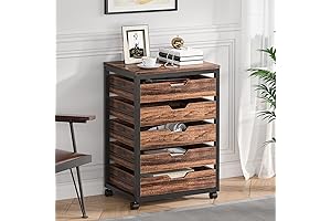 Tribesigns 5 Drawer Office Storage Cabinet