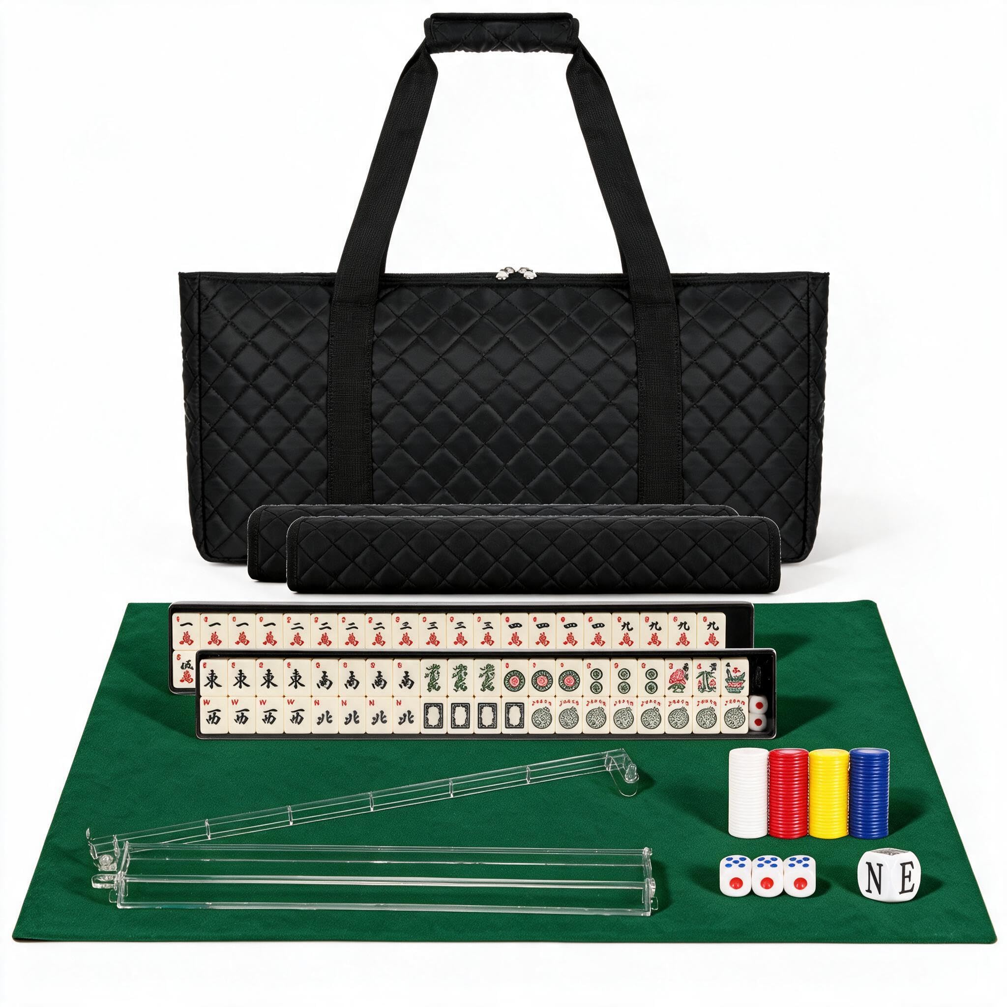 View 1 of ***Broken racks***
PiPiCat 2026 American Mahjong Tile Set, 166 Acrylic Game Tiles