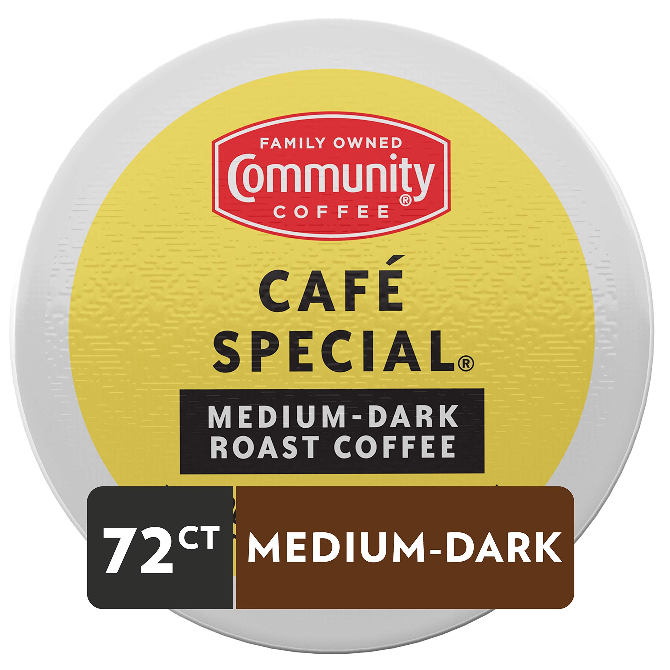Community Coffee Breakfast Blend - Cápsulas de café de una sola porción, compatibles con cafeteras Keurig K-cup 72 unidades