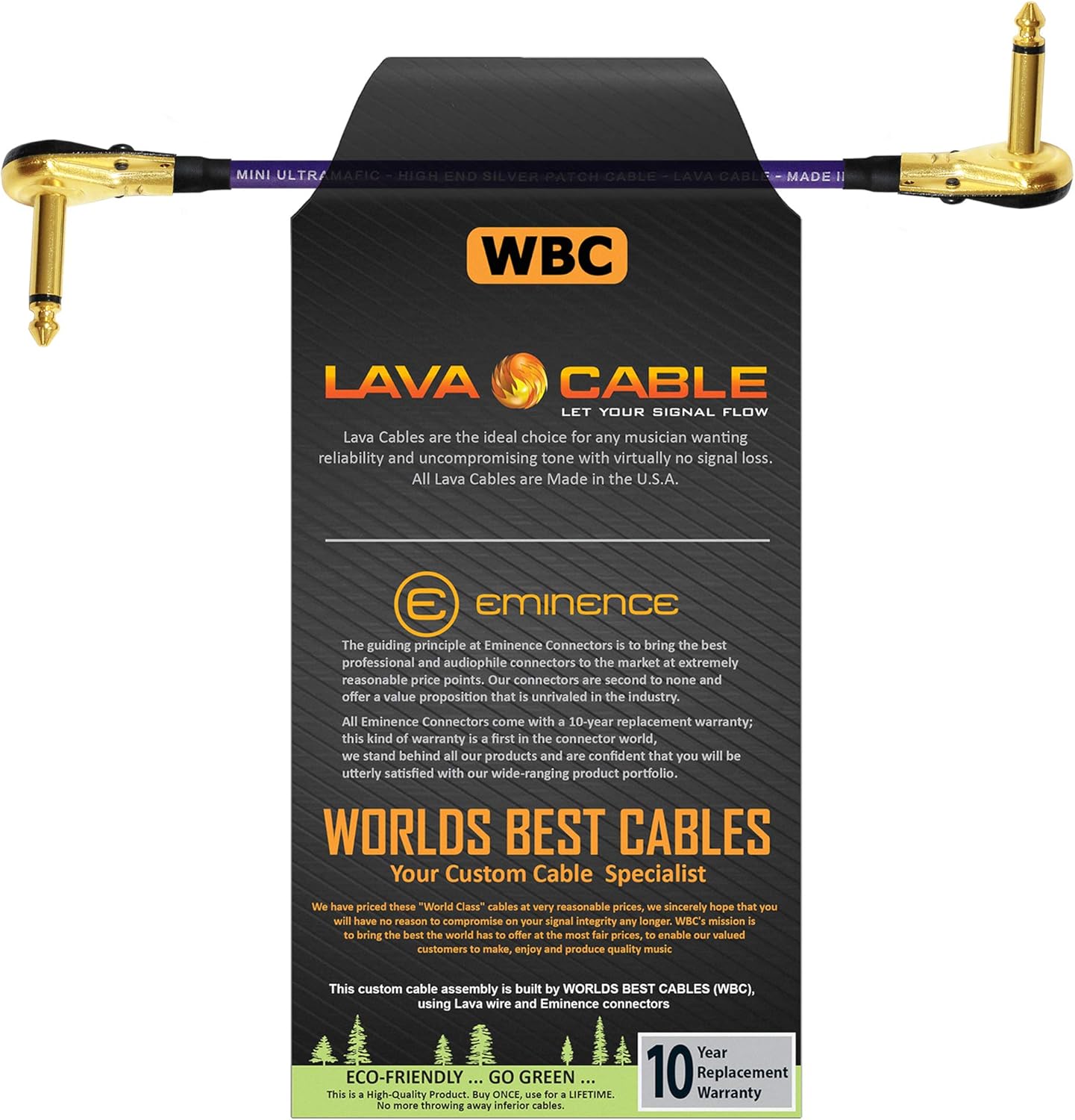 Lava Mini Ultramafic (Purple) 12 Inch Guitar Bass Effects