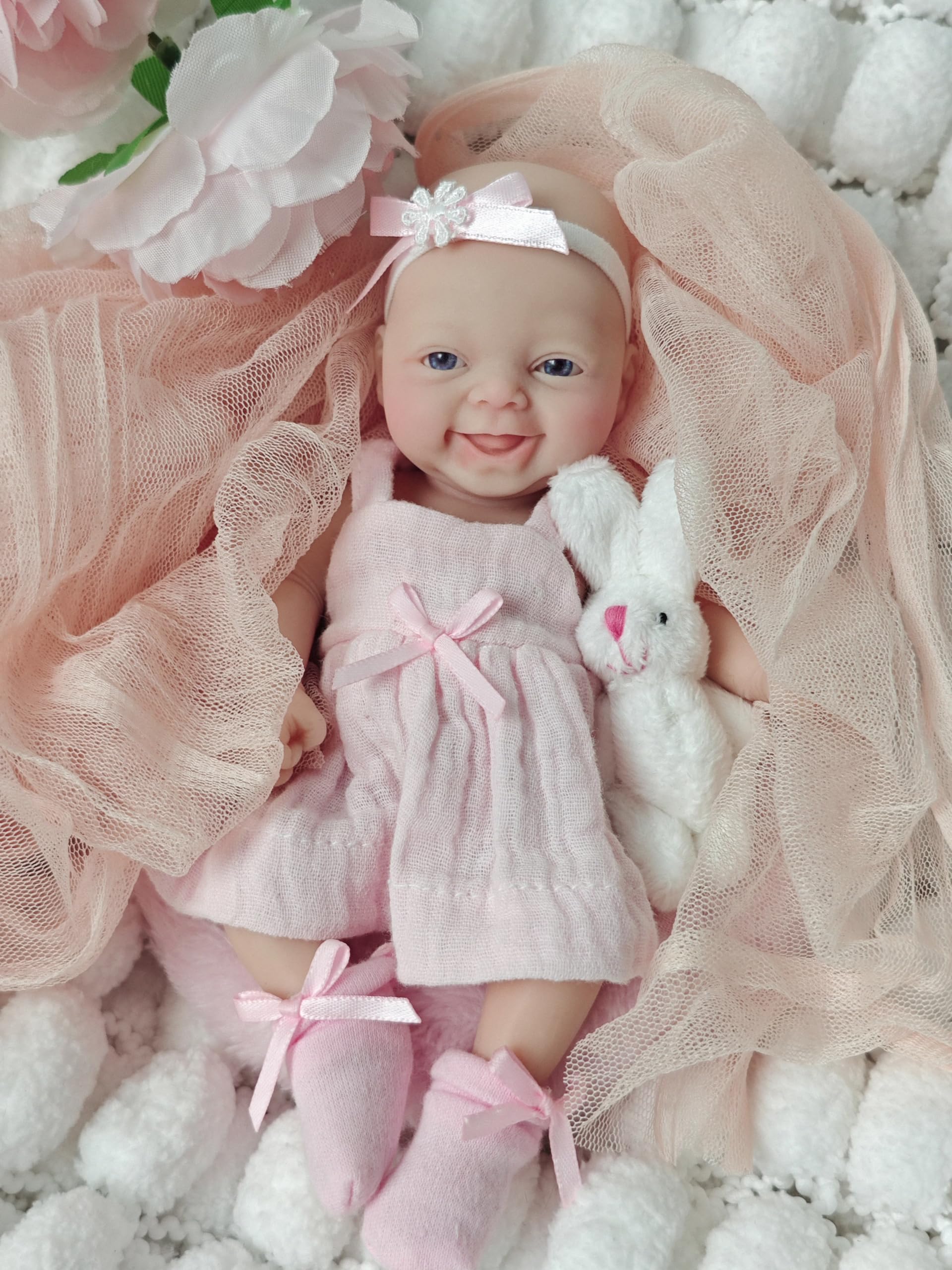 Amazon | Newtotlove ミニシリコンリボーンベビードール 7インチ フル