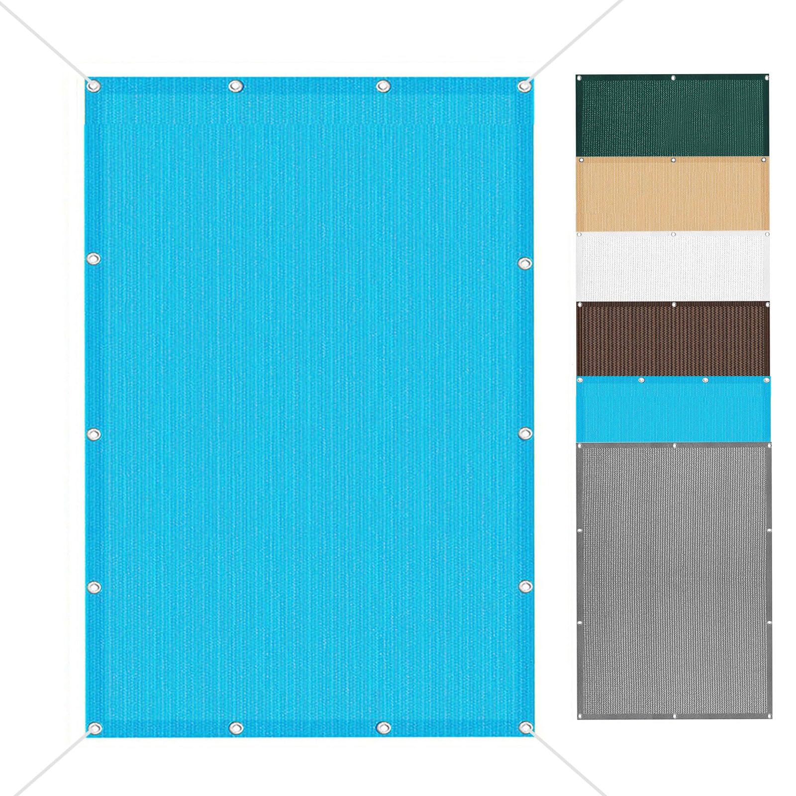 Voile d'ombrage pour patio et jardin bleu ciel sous le soleil
