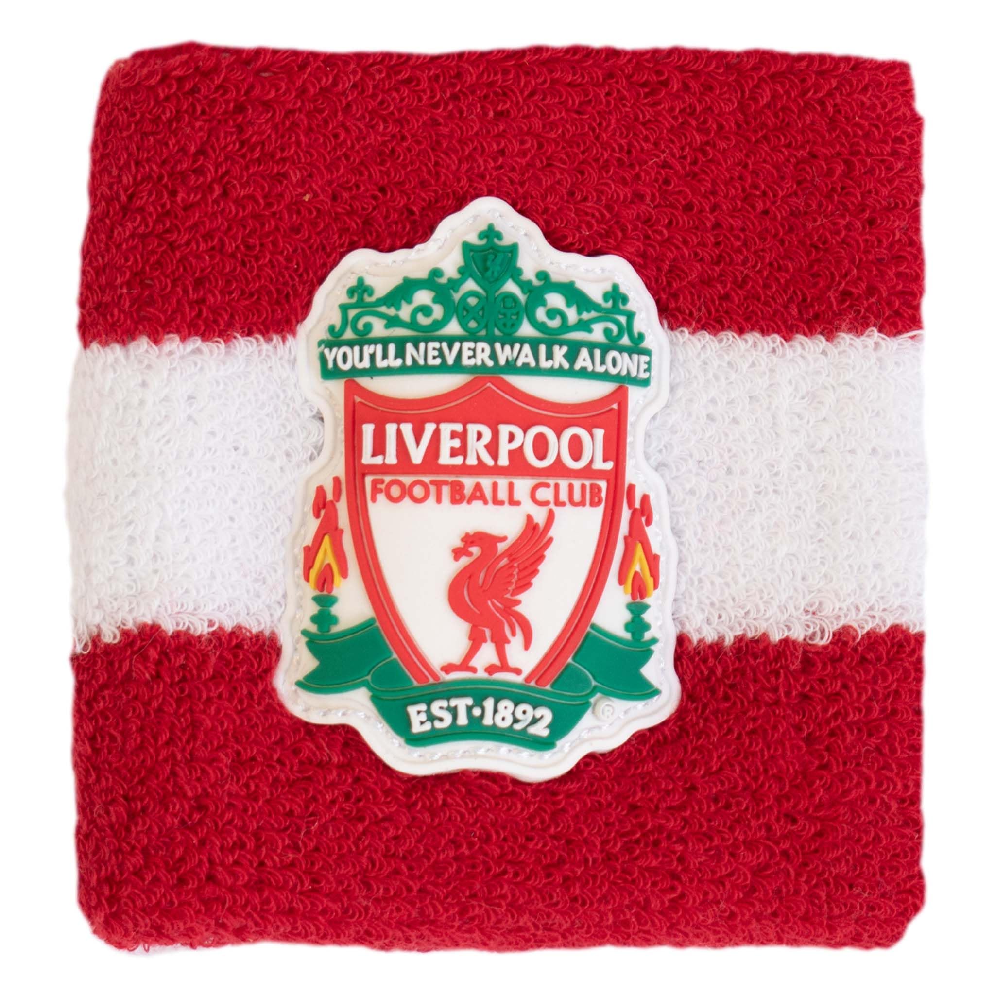 Liverpool F.C. Lot de 2 Bracelets en Coton Officiels Enfants Adultes Anti-humidité
