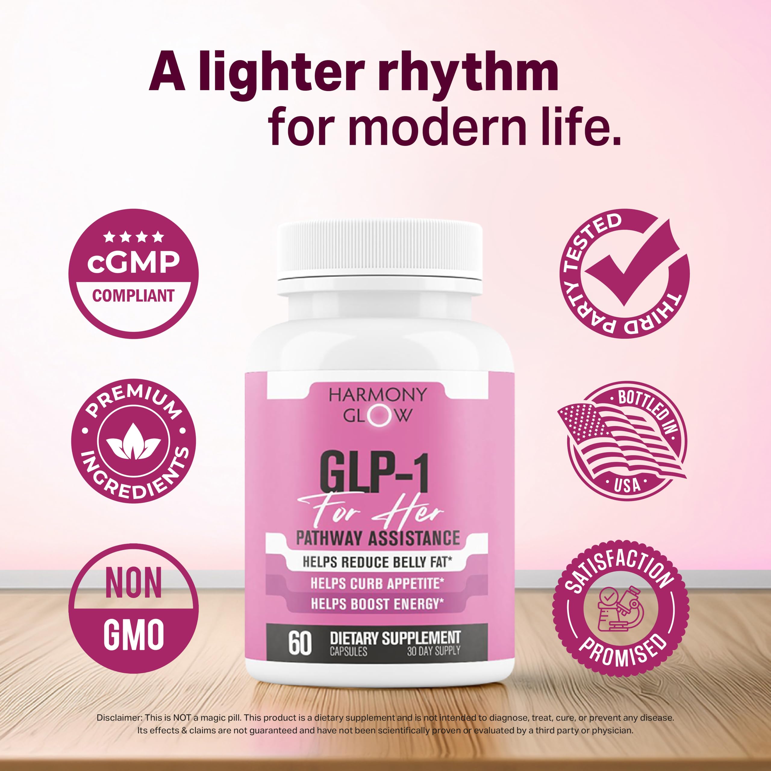 harmony glow glp 1 skinny glow Amazon.com: Harmony Glow GLP-1 | Promotes Weight Loss for Women, Helps  Appetite Control & Promotes Energy - Assists Metabolic Pathways Linked to  GLP-1 Signaling & Fat Loss