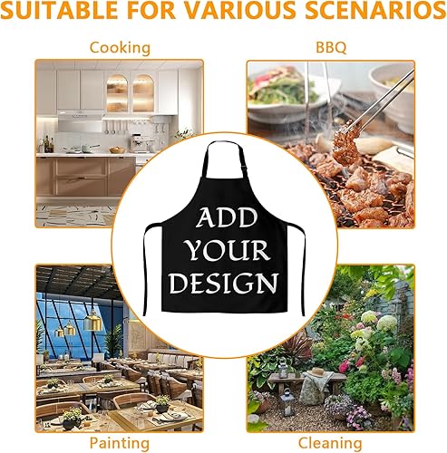 Miniatura 5 de Delantal personalizado,Delantales personalizados,Delantales personalizados con bolsillos,Delantal de cocina,Delantales personalizados con