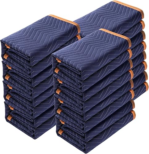 VEVOR YB085-35 Mantas móviles, 35 librasdz, 12 paquetes, azulnaranja