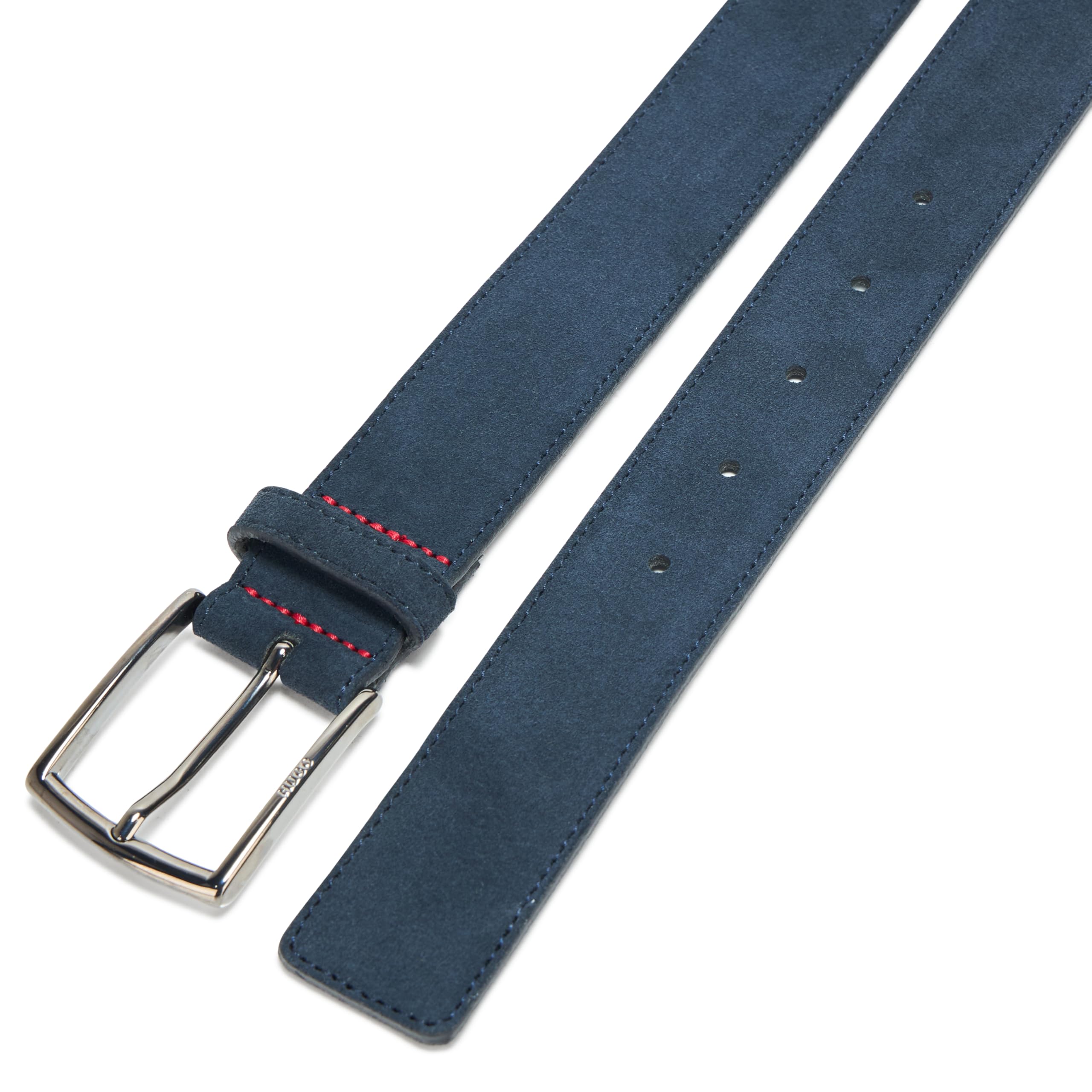 HUGO Herren Gregor Smooth Suede Leather Belt Gürtel