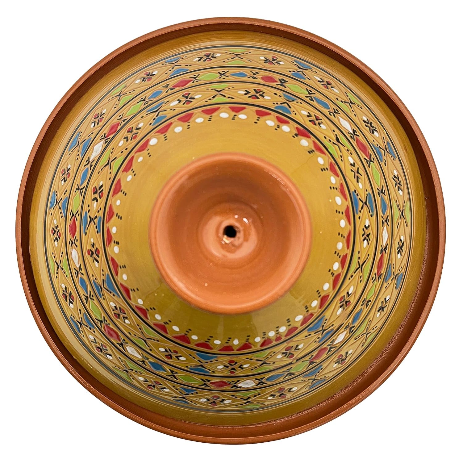 Tajine in Terracotta XL 32cm – Autentica Pentola Etnica Marocchina/Tunisina con Ebook Gratuito 0212242003