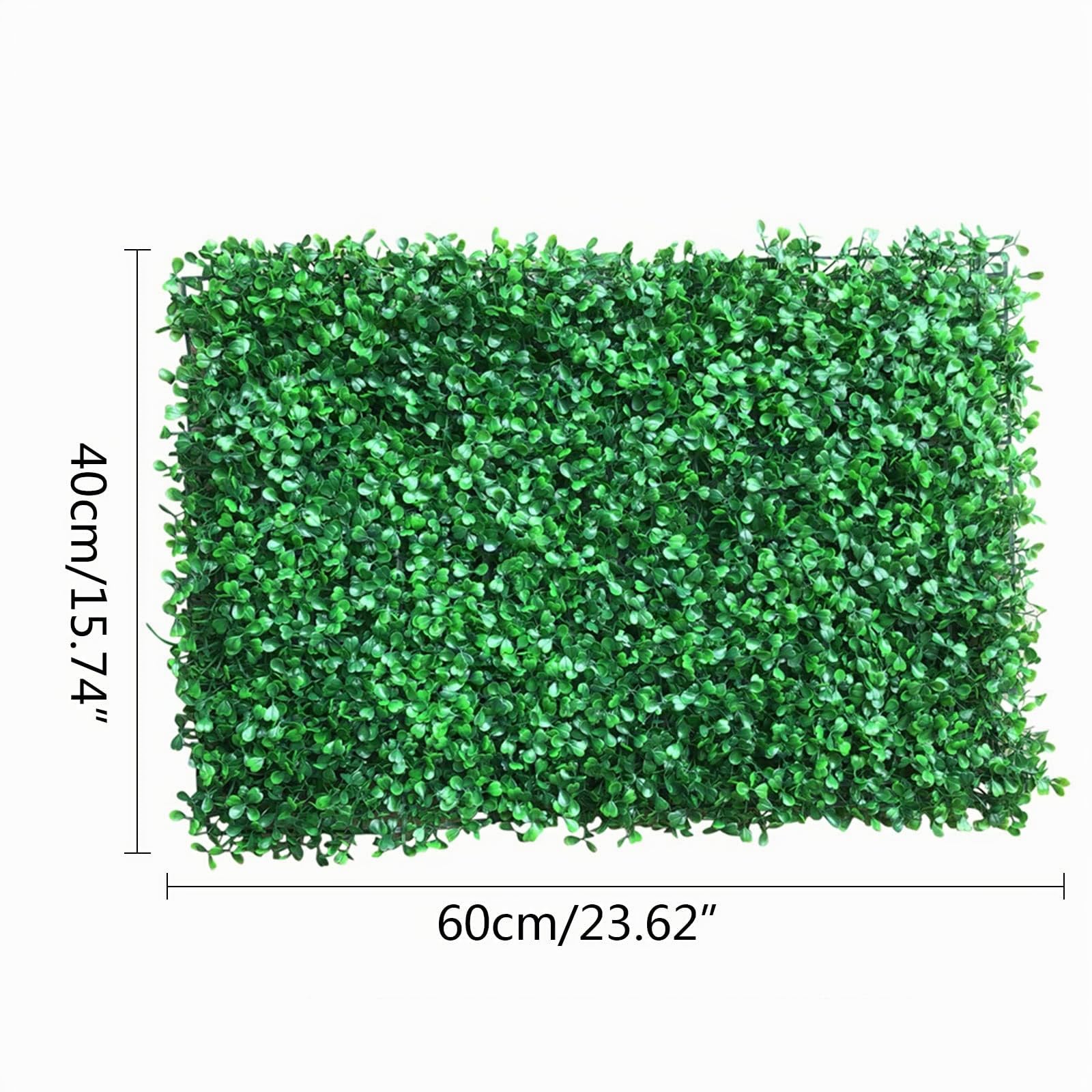 12 paneles de 40 x 60 cm para decoración de pared de setos decorativos falsos paneles de boj para el hogar planta artificial alfombra de hierba placa hojas hierba cocer seto de privacidad