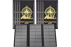8-Piece Pressed Penny Collecting Book