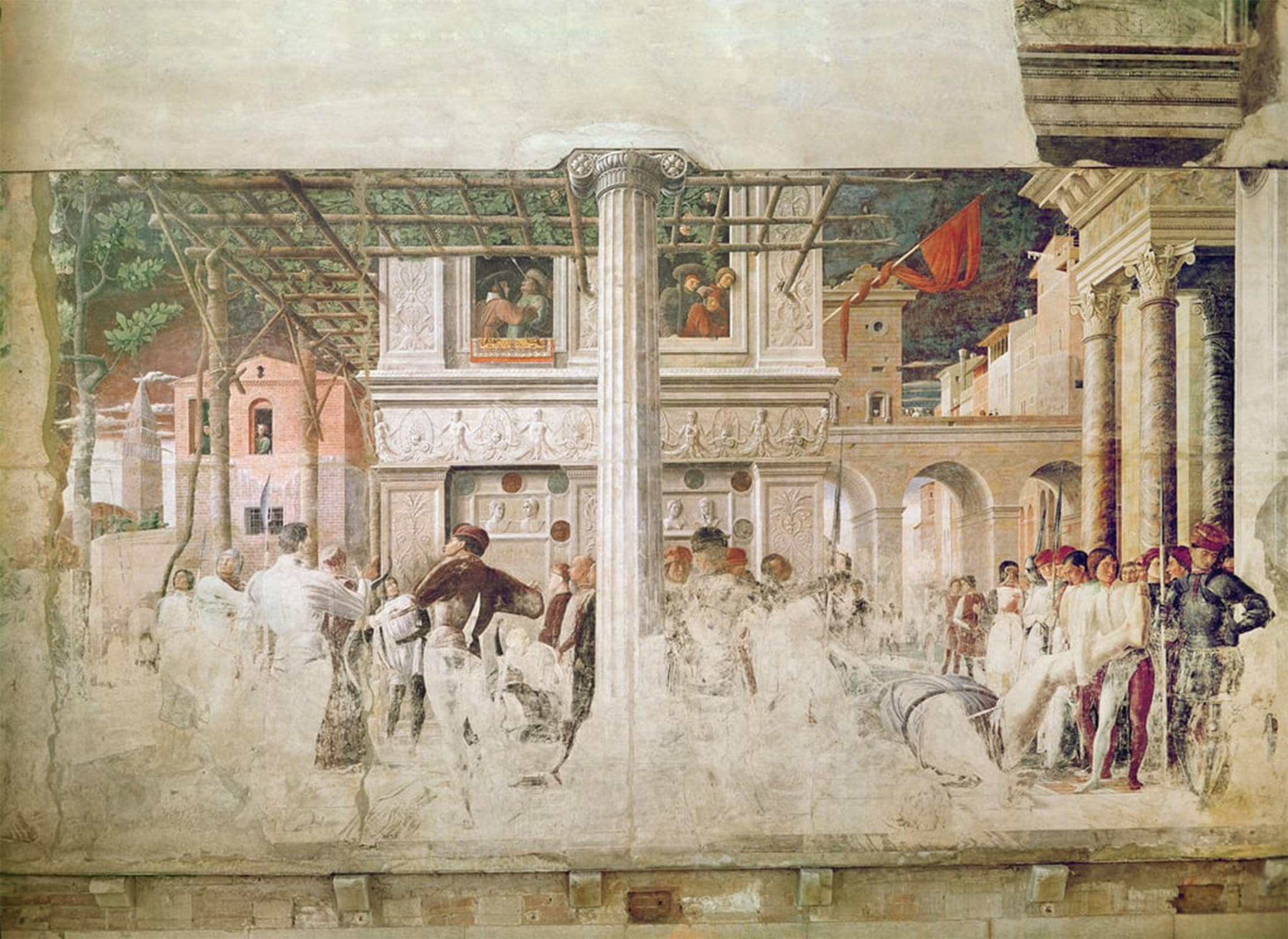 Toile Le Martyre de saint Christophe Mantegna pour décoration salon 60x90 - 5