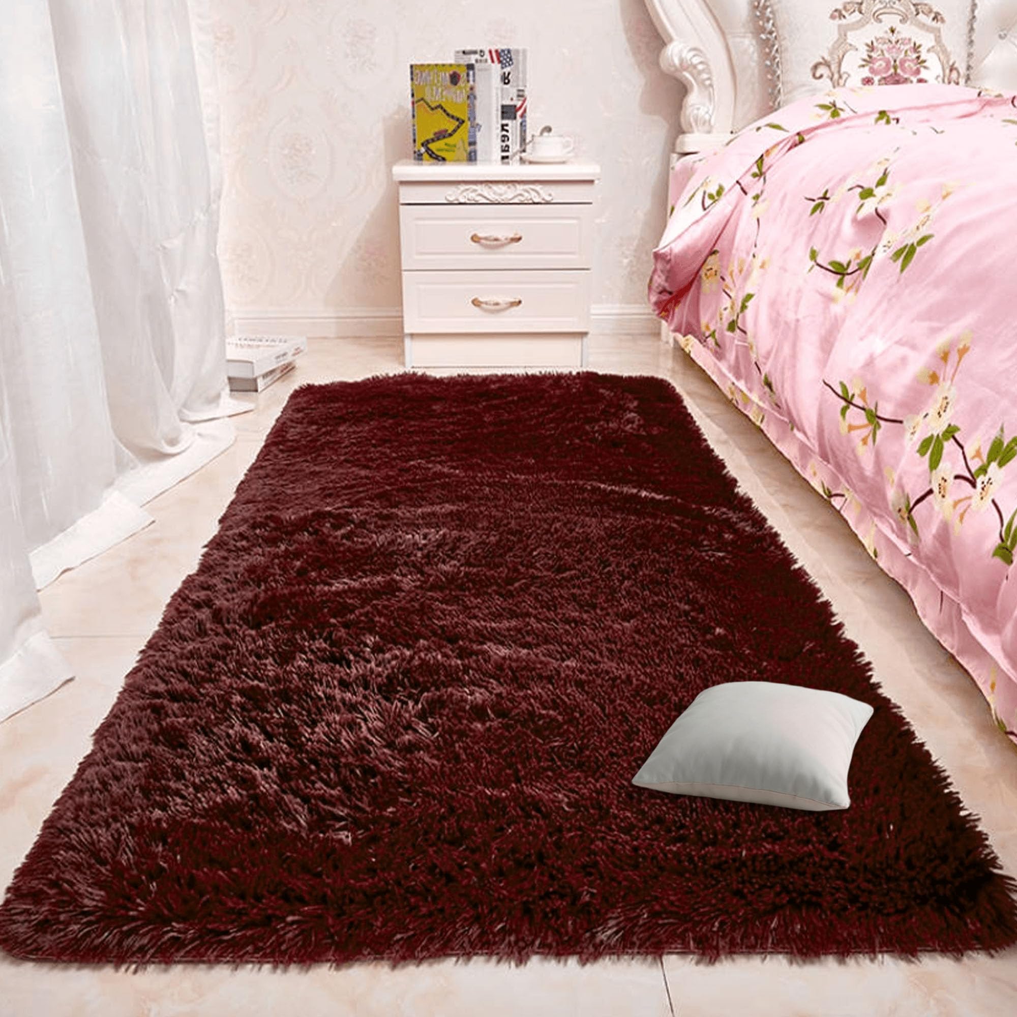 Tapis extra doux 230x300 antidérapant grand tapis de salon chambre moderne