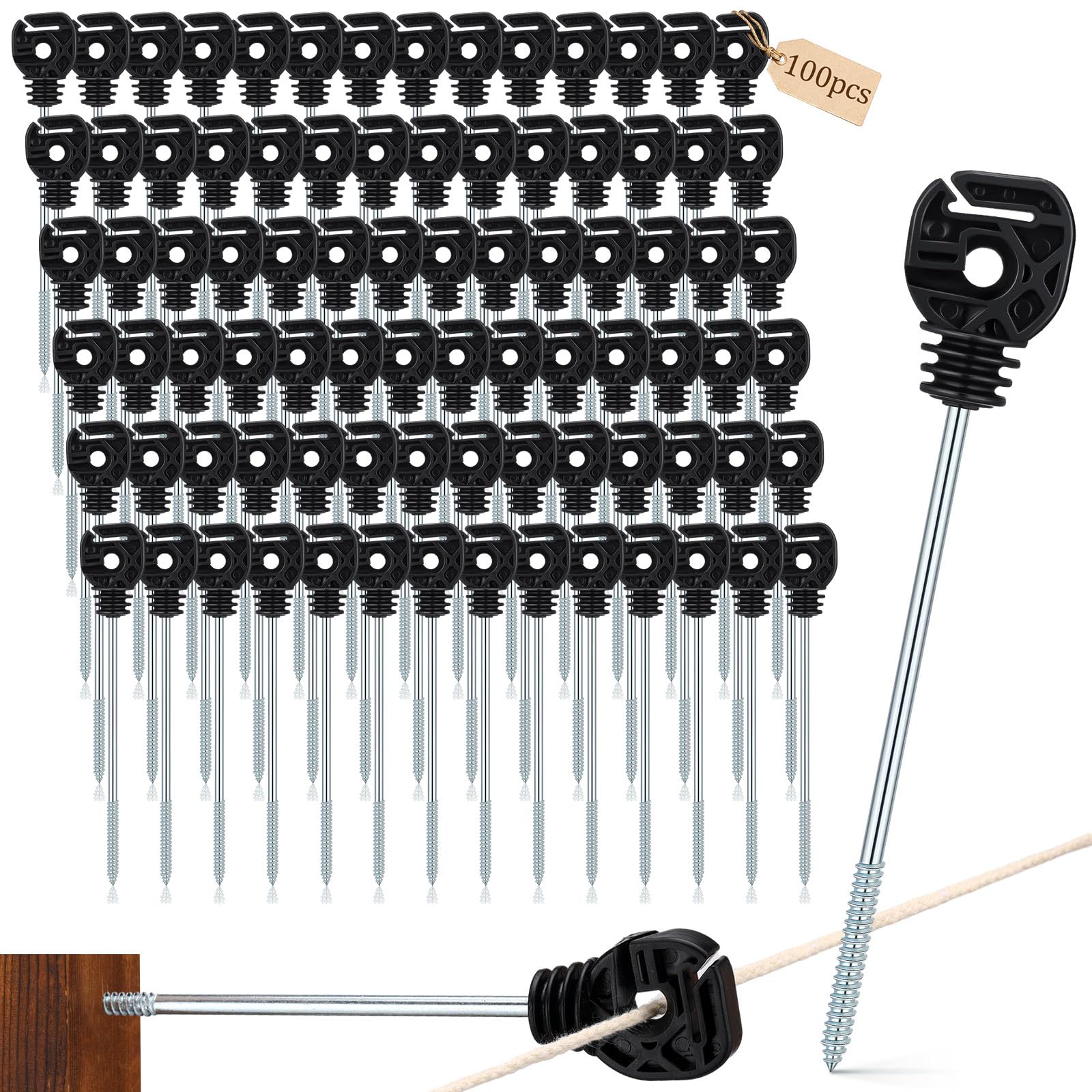 Amazon.com : Tandefio 25 Pcs Electric Fence Wire Insulator Stand
