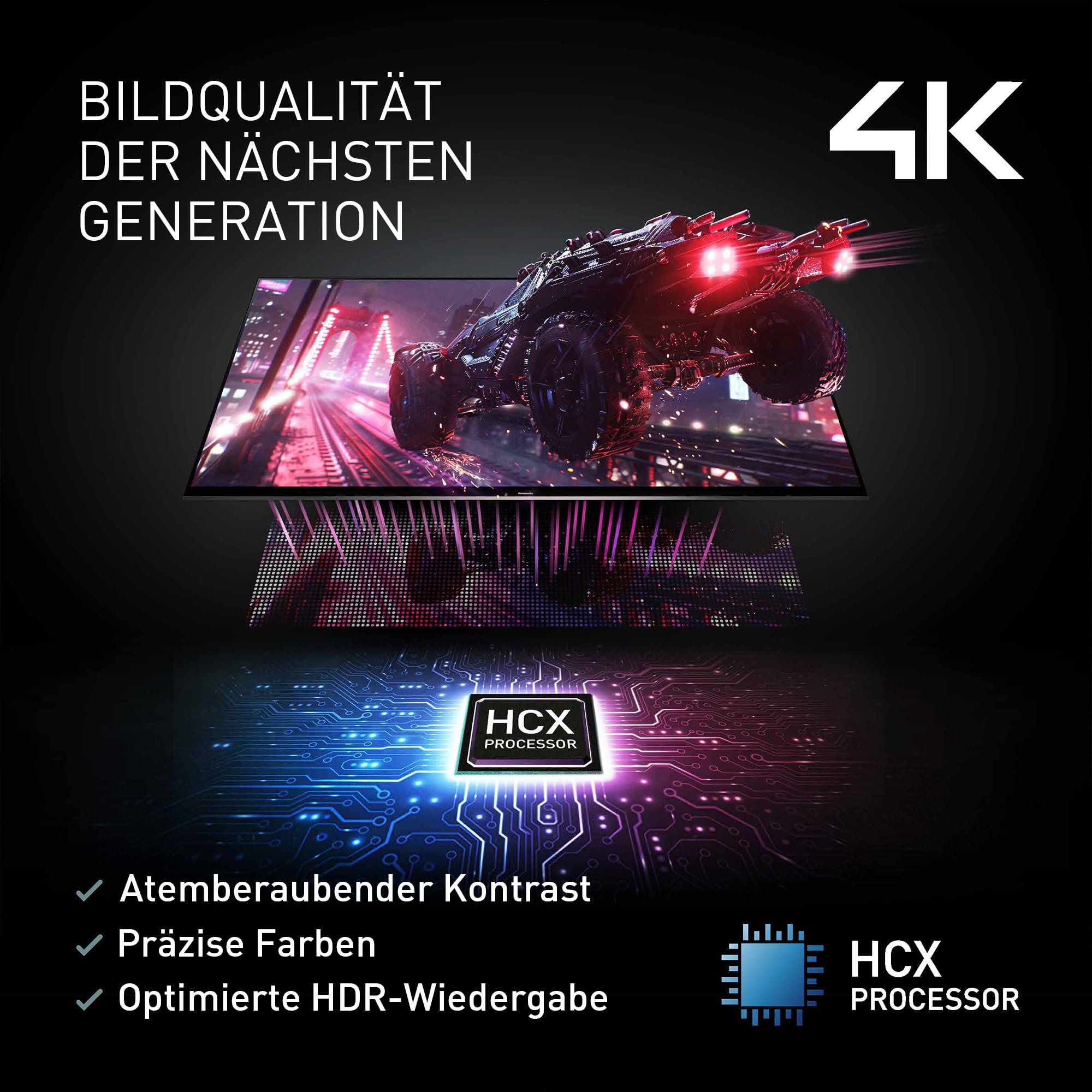 Panasonic Premium TV-55Z80BEZ, Z80B-Serie, 55 Zoll, 4K Ultra HD OLED Smart TV, 2025, Fire TV, Dolby Vision & Atmos, Game Mode Extreme, Alexa & Apple Support, Bluetooth, Schwarz