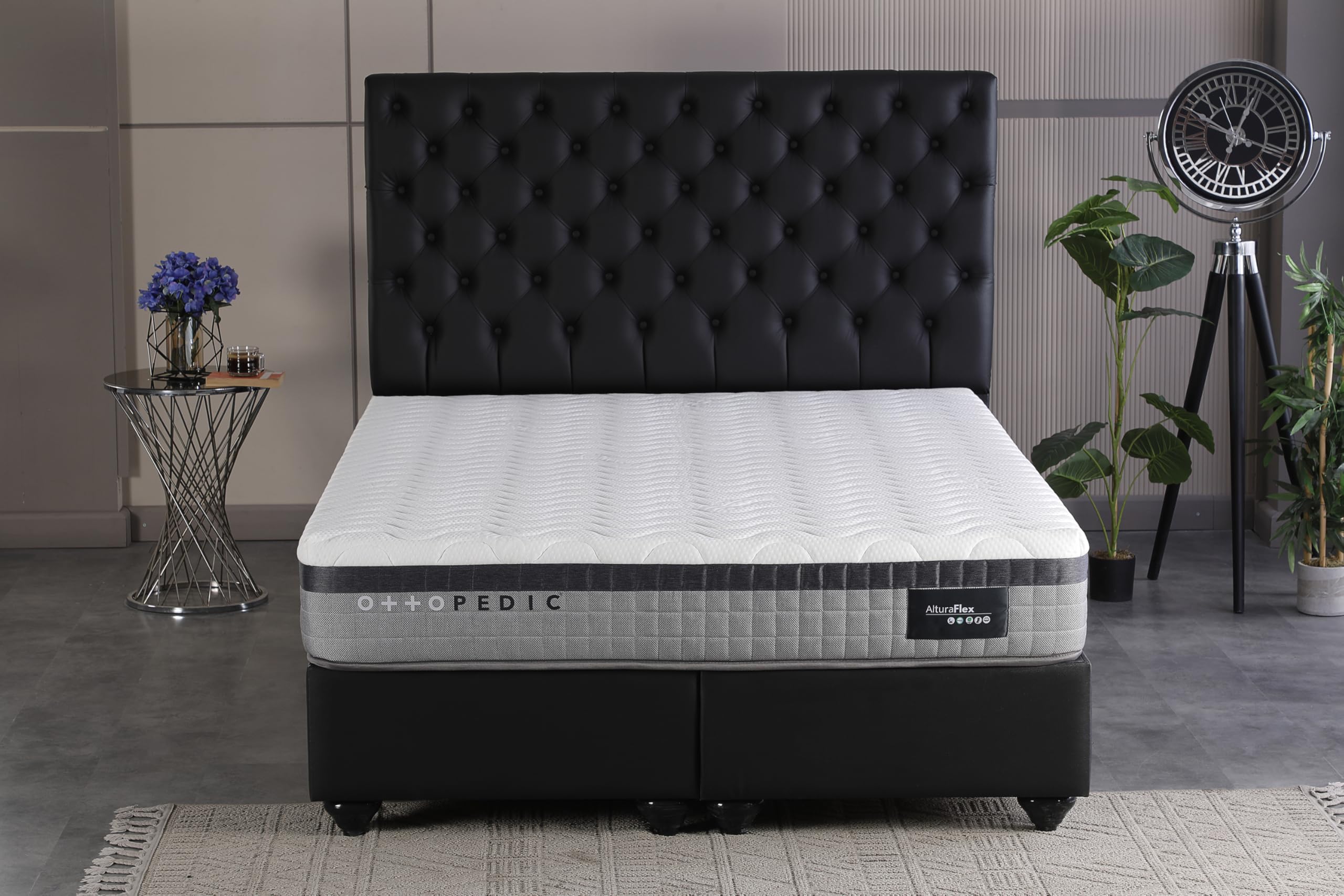 - Ottomanson 10.5" King Medium Firm Mattress – High Density Foam Comfort & Support – Enhanced Breathability – Made in USA – CertiPUR-US® Foam & Fiberglass-Free – Bed in a Box