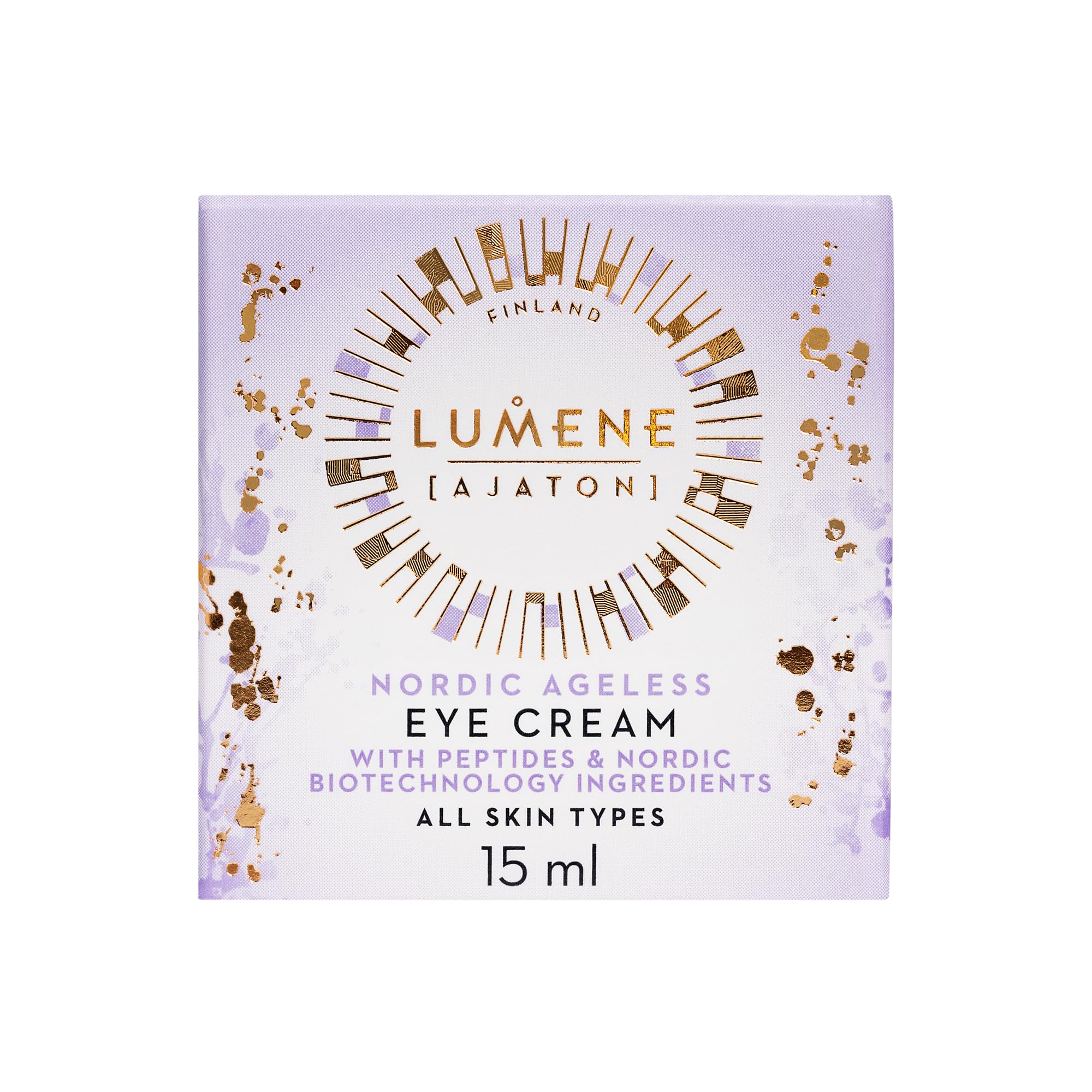 LUMENE [AJATON] Nordic Ageless Eye Cream | Strafft, glättet und spendet Feuchtigkeit für die empfindliche Augenpartie | Mit nordischem Birkensaft und Hyaluronsäure | Faltenvorbeugung für reife Haut