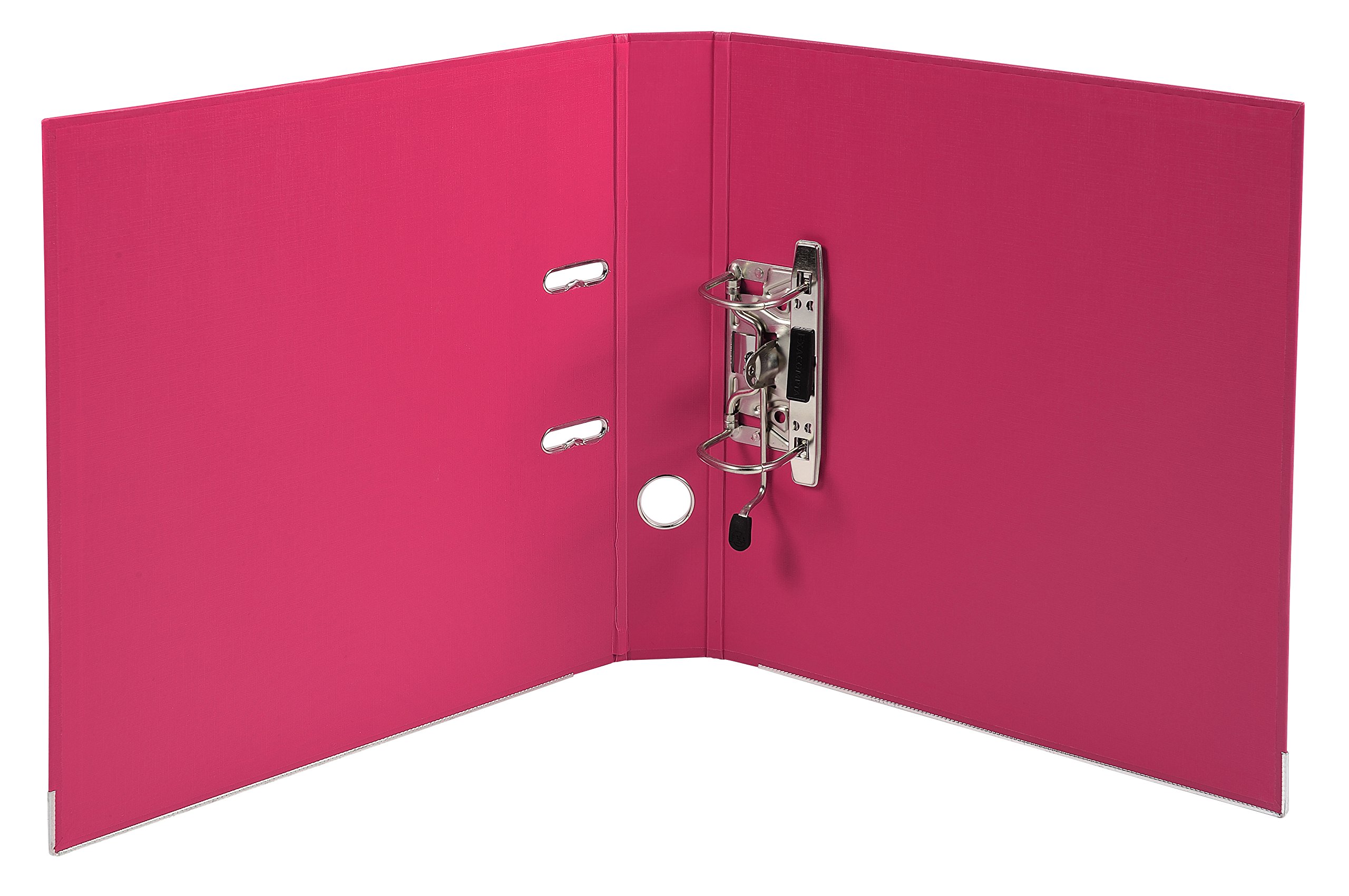 Exacompta - Réf. 53159E - Carton de 10 classeurs à levier A4 MAXI Prem'Touch - Dos 50 mm - Mécanique 55 mm - Dimensions extérieures : 32 x 30 x 5 cm - Format à classer A4 maxi - Coloris : Framboise