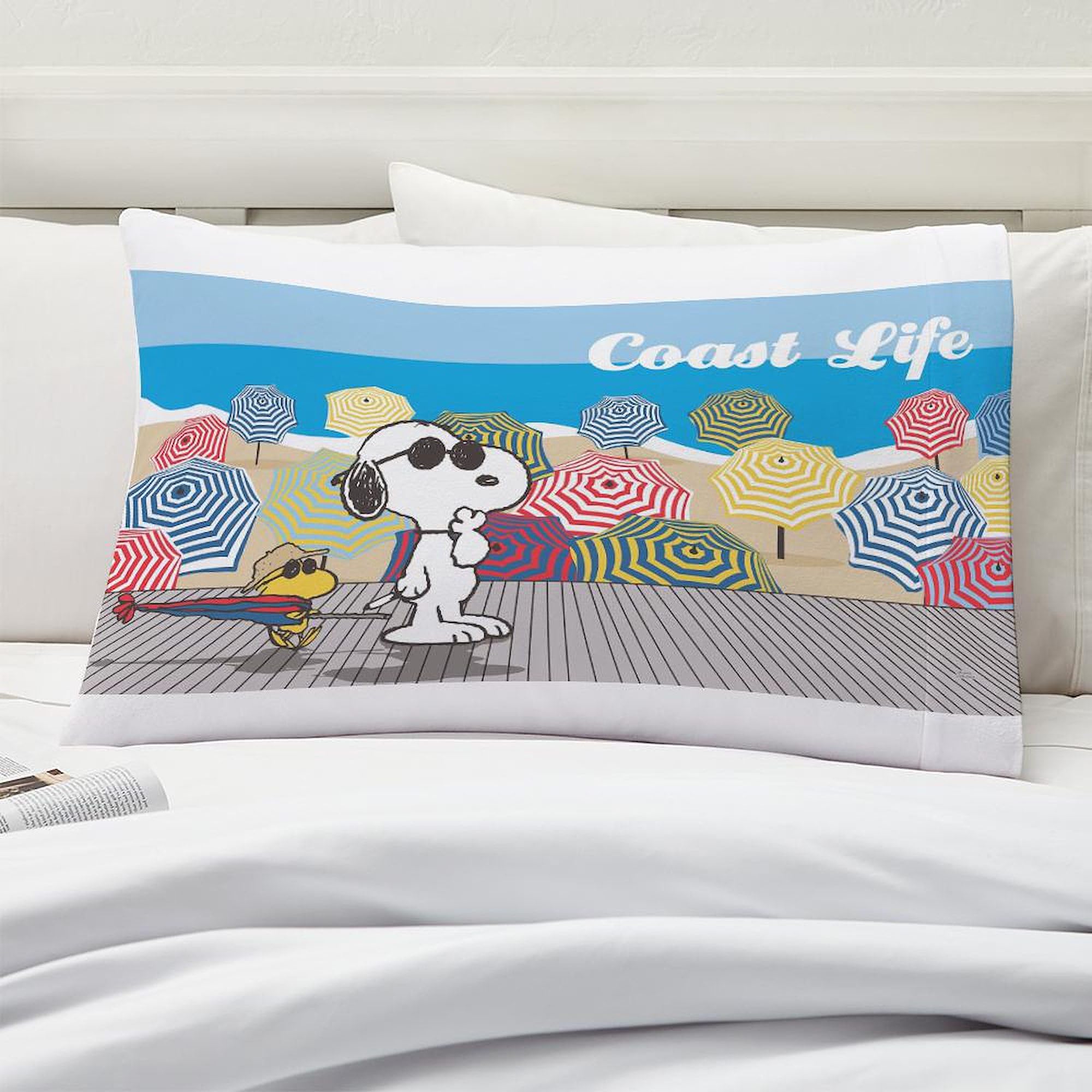 Amazon.com: CafePress Snoopy Coast Life Pillow Case Standard Size