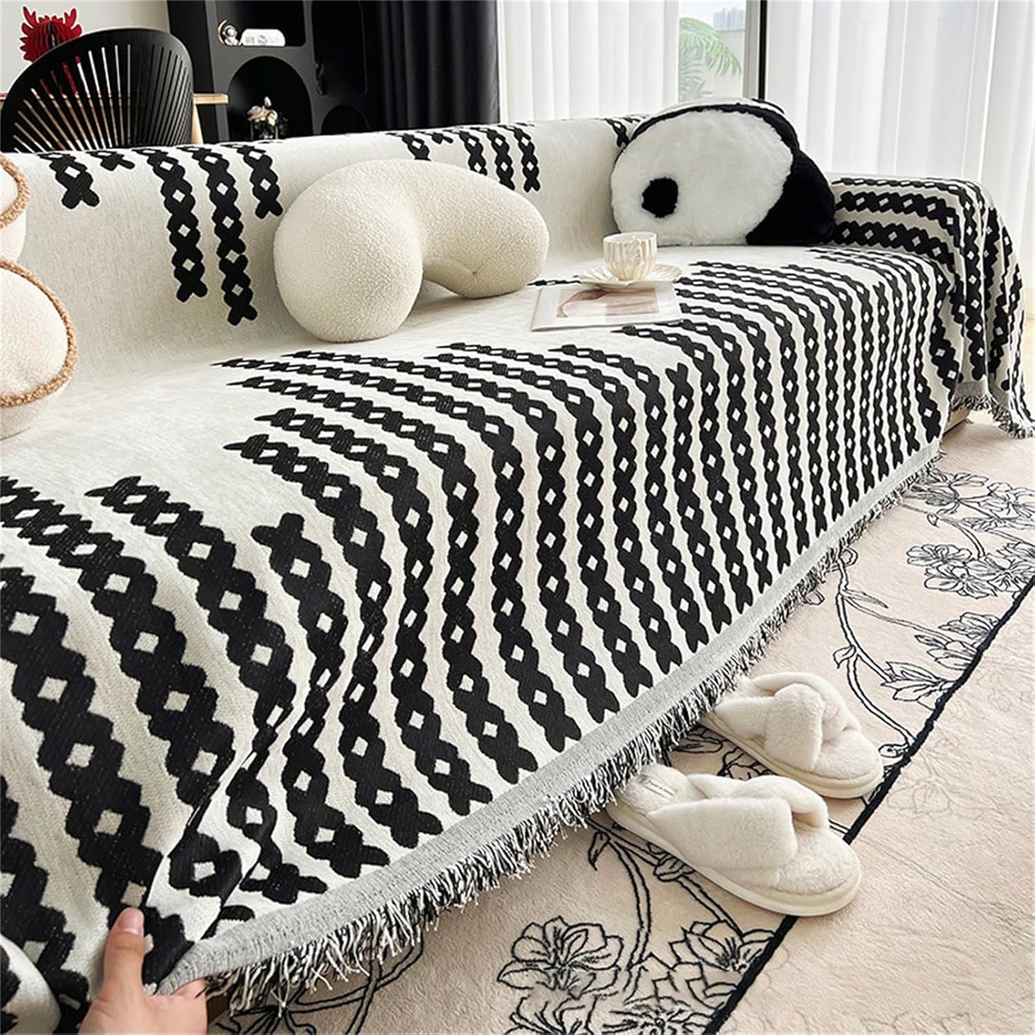 Sofa Slipcovers Universal Couch Covers, for Dogs, Pets Chenille Couch Cover s, Multi-Use Furniture Sofa Throw Cover