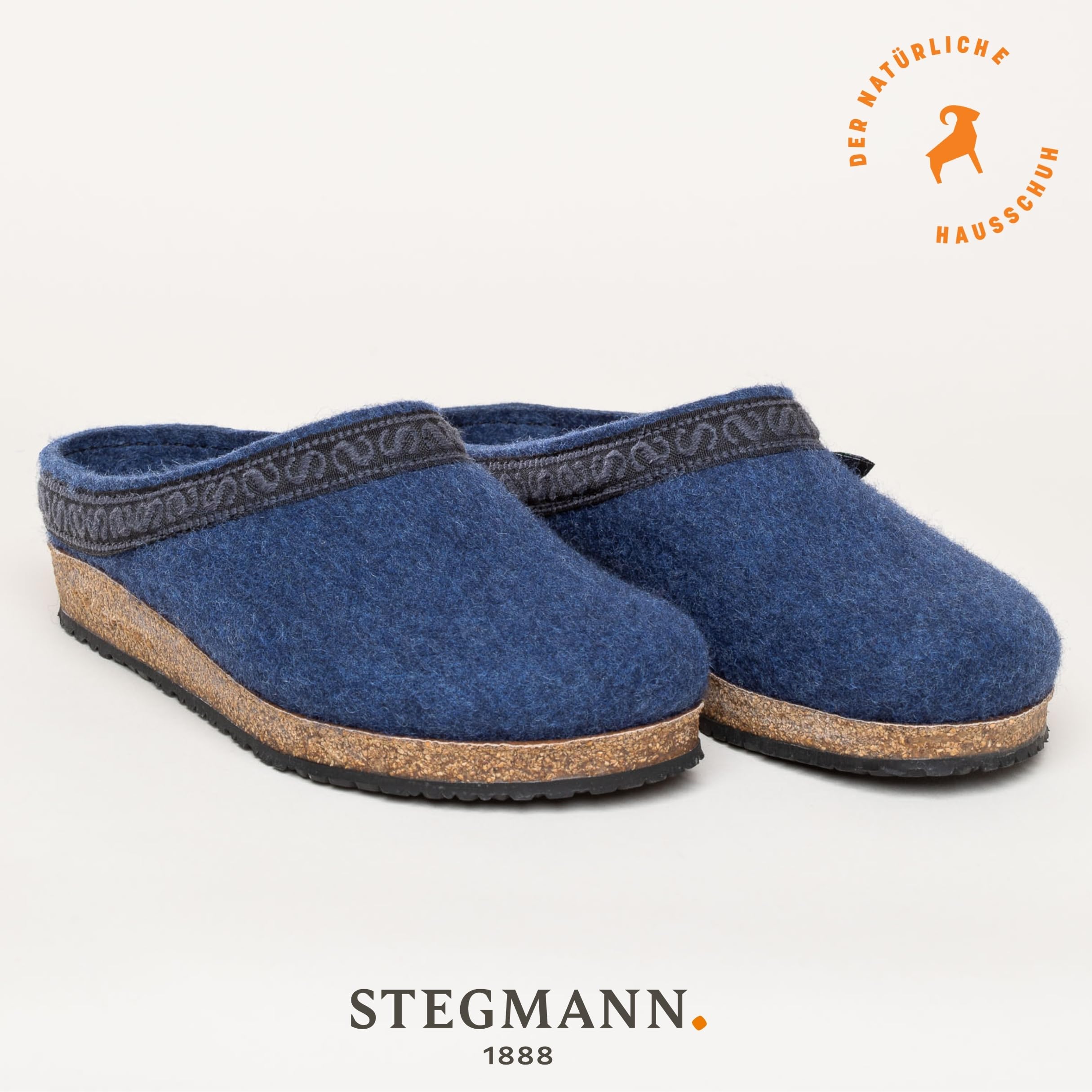 Stegmann Filzclog 108 aus 100% edler Merino-Wolle für Damen & Herren | Hochwertiger Filz-Hausschuh - Made in Tirol