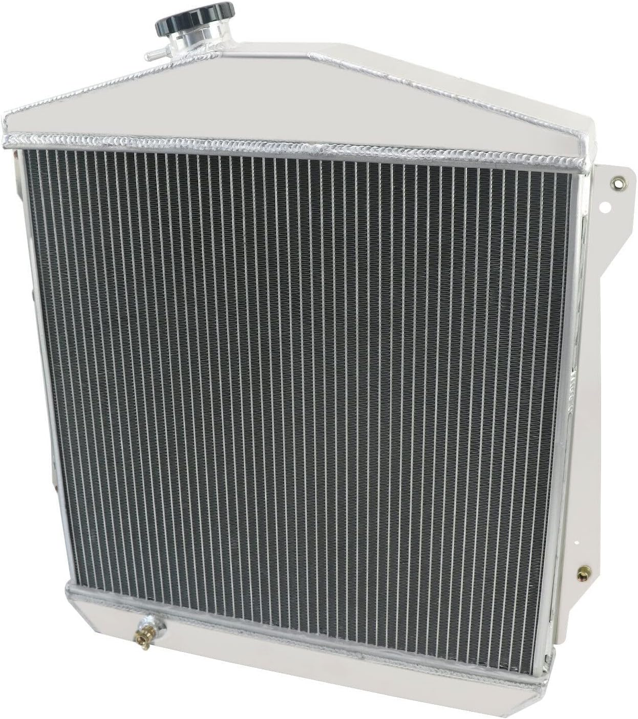 4 Row Aluminum Radiator for 1943-1948 Chevy Fleetmaster Sedan Coupe Fleetline V8