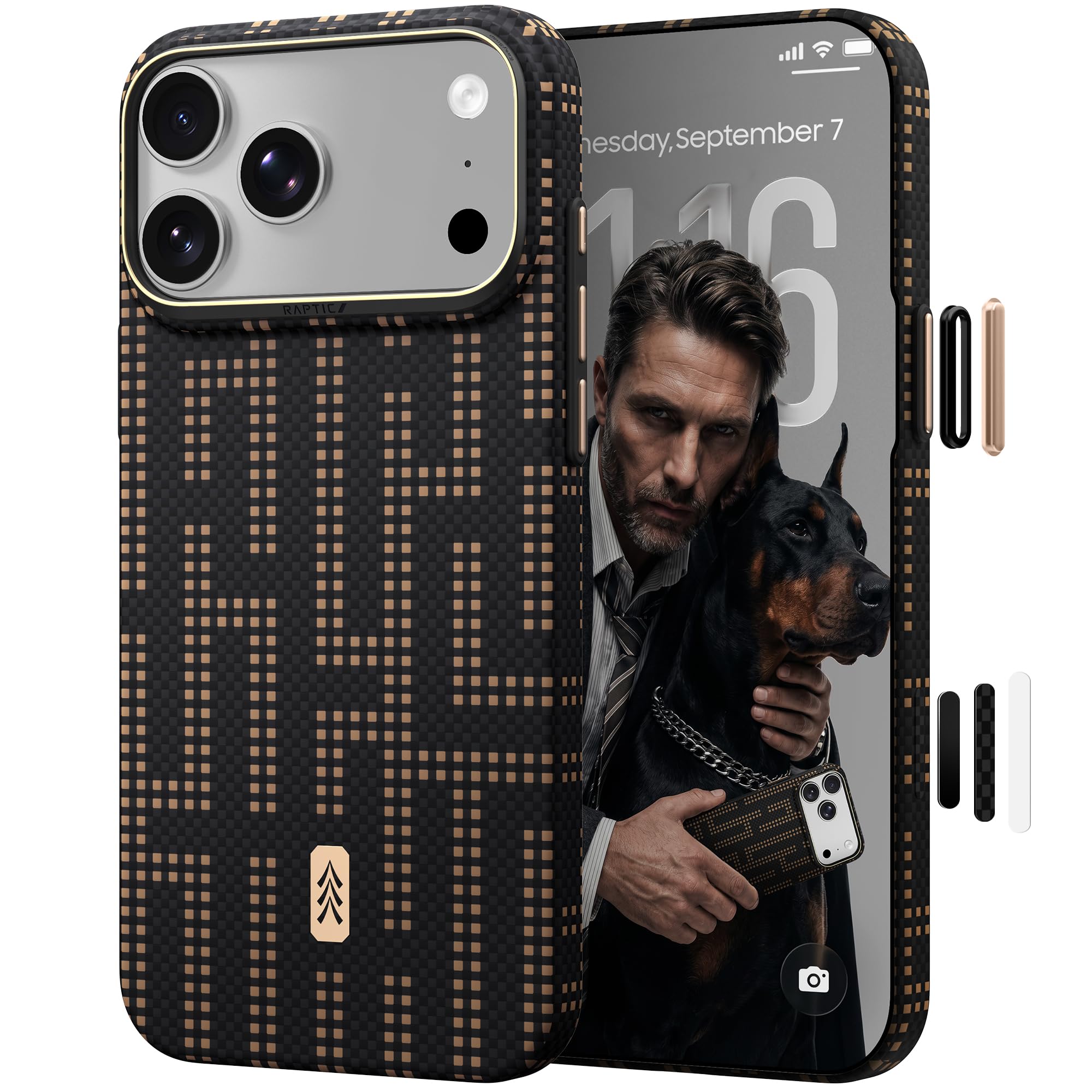 for iPhone 18 Pro Max/17 Pro Max Case 6.9", Caseless Feeling, Aramid