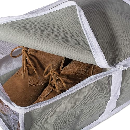 Miniatura 3 de DII Bolsa de almacenamiento suave transpirable para armario, gris, tamaño manta