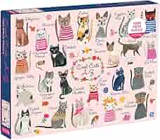 family cats　1001 Amazon.com: Mudpuppy Cool Cats A-Z Puzzle, 1000 Piece Cat