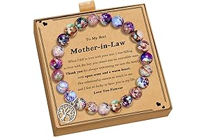 Mother in Law Bracelet for Mothers Day, Tree of Life Bracelet as...