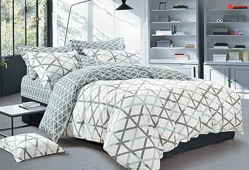 Miniatura 7 de Juego creativo de cobertores de 3 unidades de duvet, estampado, 100% algodón,, Algodón, Medallion, King