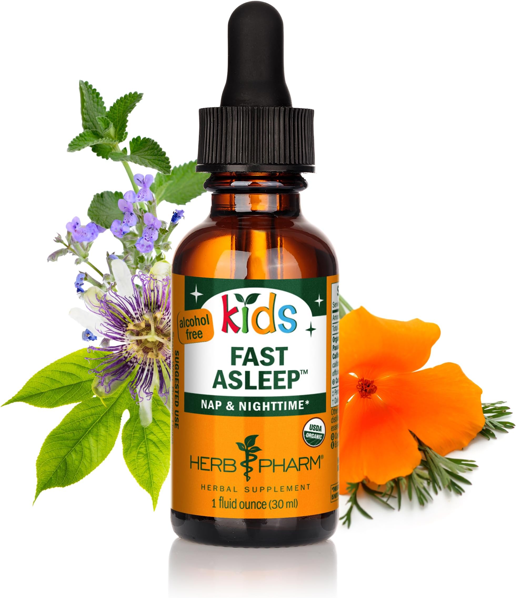 HERB PHARM KIDS FAST ASLEEP1 OZ:03068