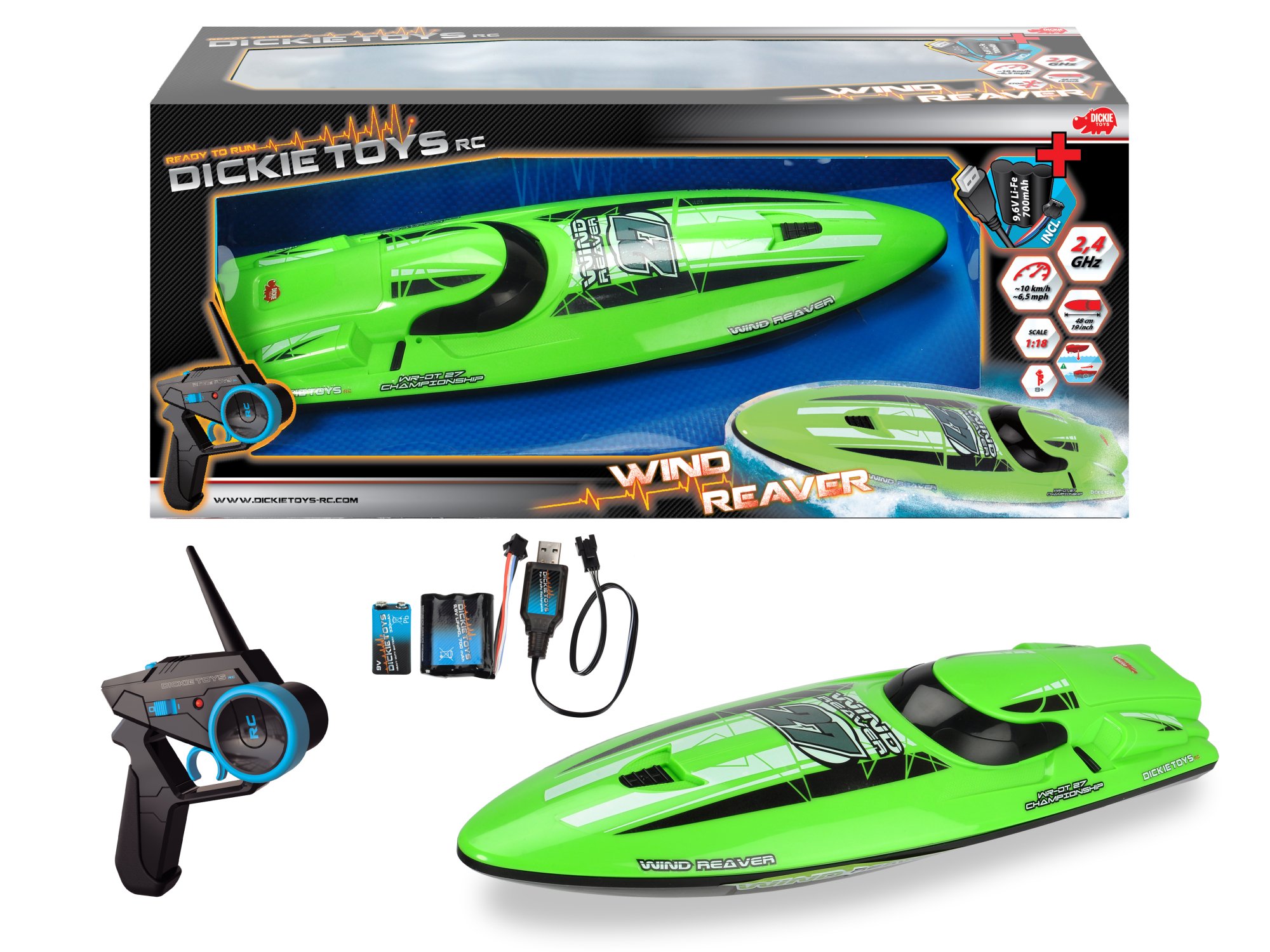 Dickie Toys 201119082 – RC Boot Wind Reaver RTR 