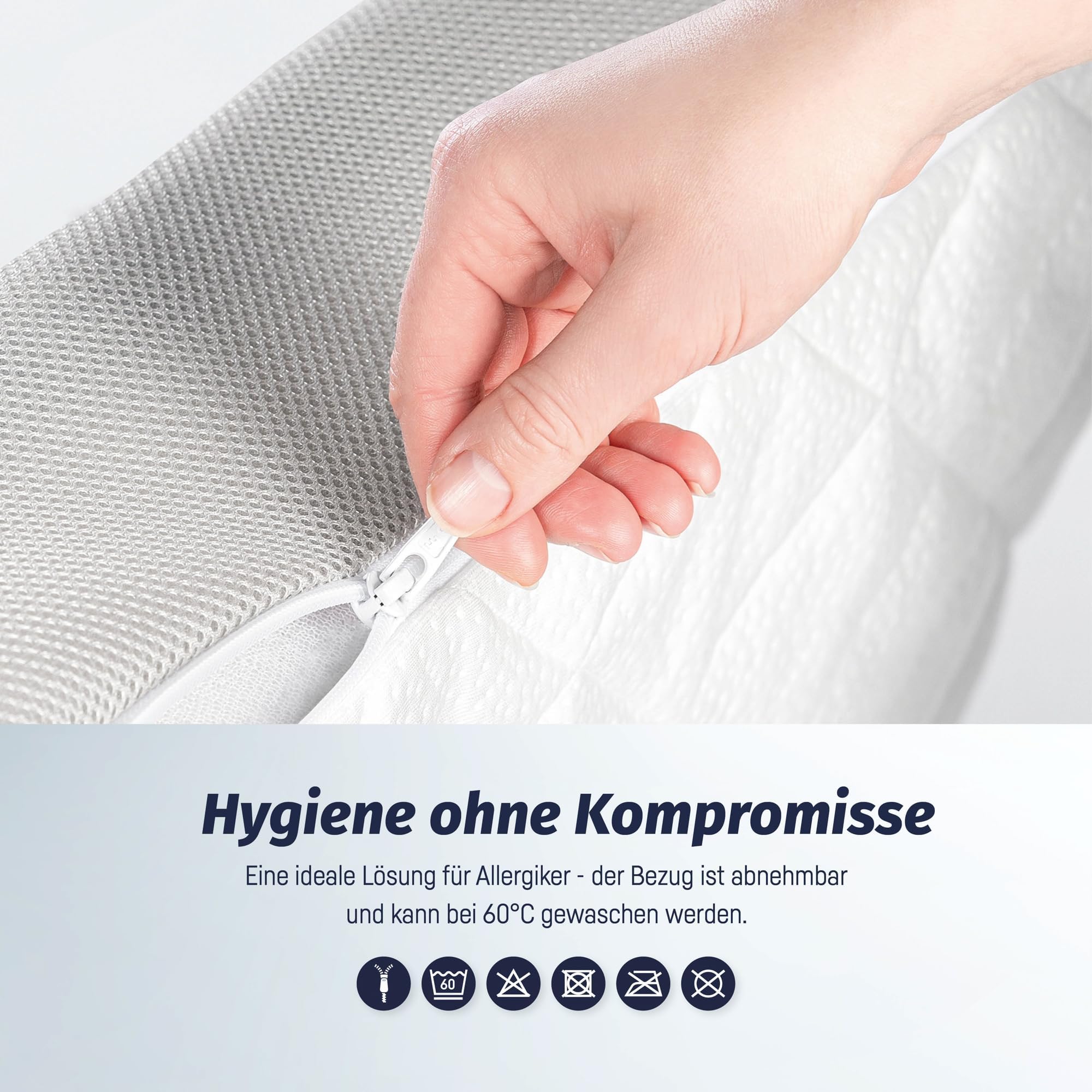 Julius Zöllner Babymatratze Dr. Lübbe Air Premium 70x140 cm Weiß