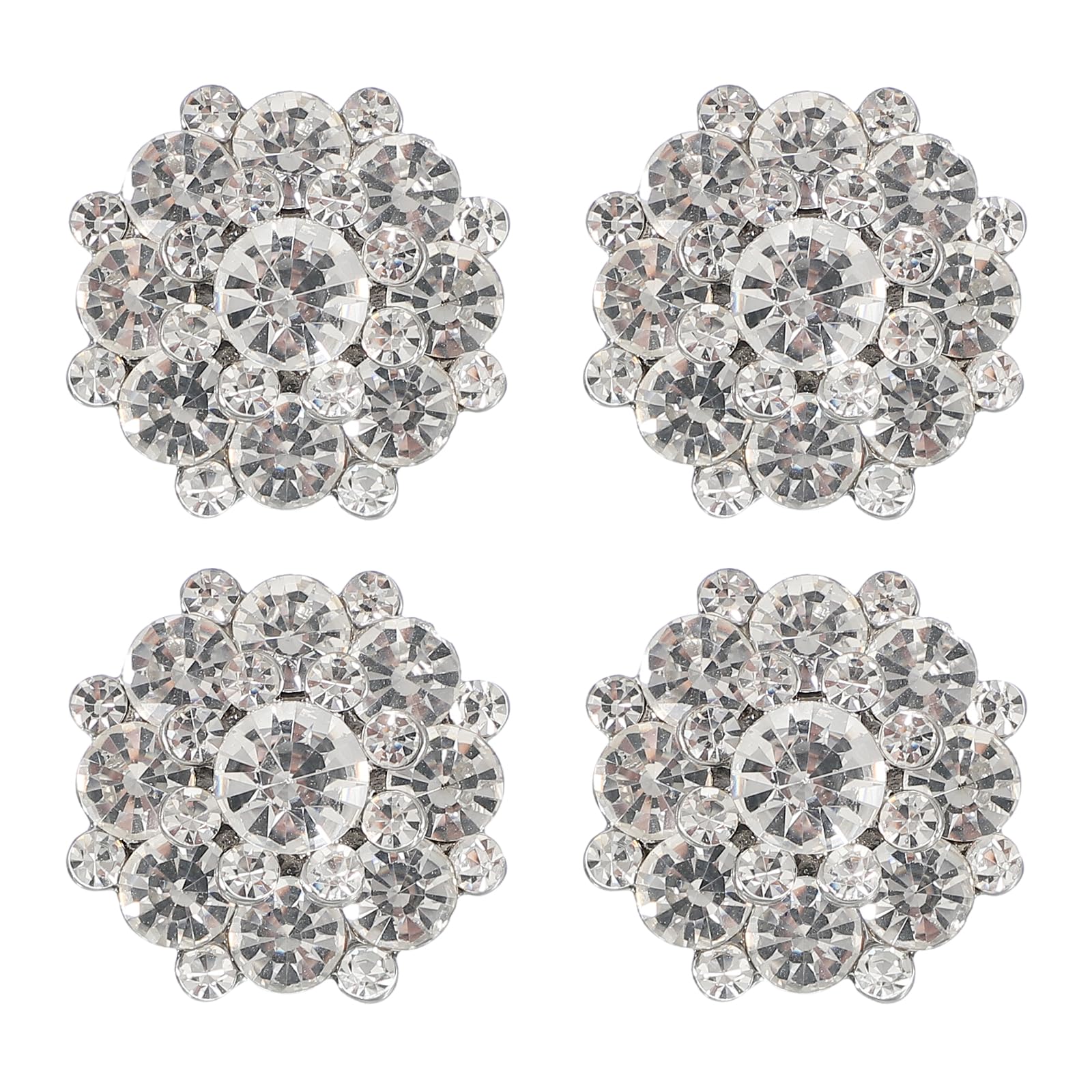 Boutons en métal avec strass pour vos ateliers de loisirs créatifs et décoration
