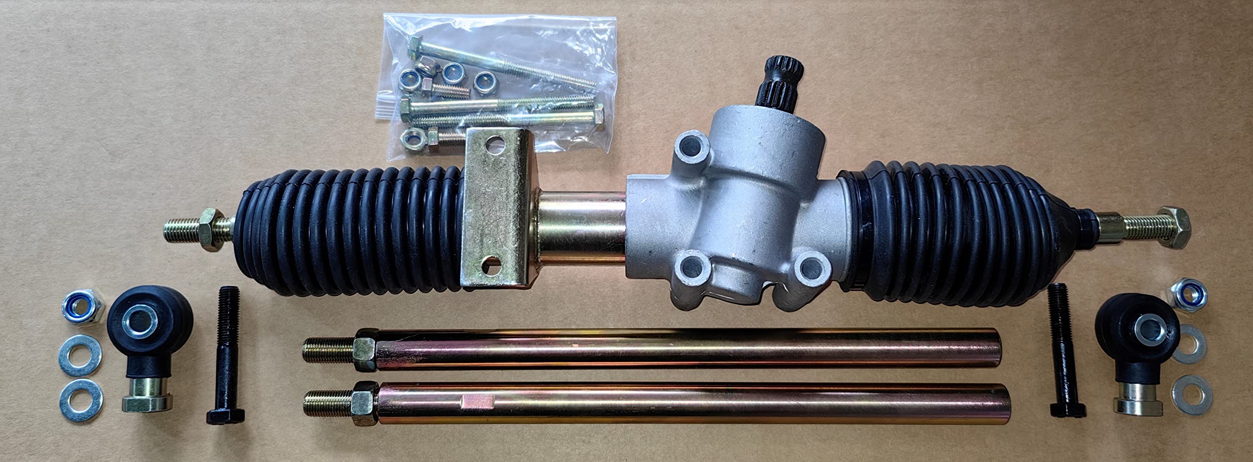 Tuningsworld Steering Rack and Pinion with Tie Rod Ends for Polaris RZR