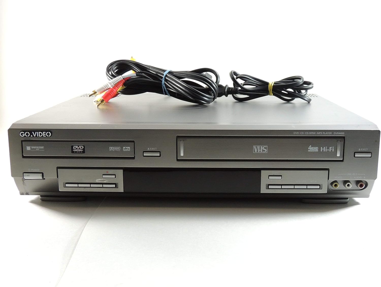 GoVideo DVR4400 DVD player and VHS recorder (Renewed)
