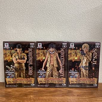 Figura Banpresto One Piece DXF GRANDLINE MEN FILM GOLD SPECIAL - Namco Limited, Import Giapponese - 5