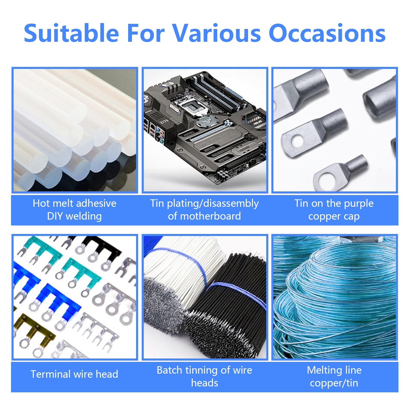 Crogiolo di Saldatura, 220V 350W Forno di Saldatura con Temperatura Regolabile da 100 a 550 °C Forno di Fusione di Stagno e Titanio da Tavolo Senza Piombo da 100mm Per Metalli a Basso Punto di Fusione